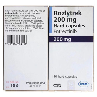 kaufen 90 Kapseln Entrectinib Rozlytrek 200 mg Medikamente zur Behandlung von Lungenkrebs online manufacture