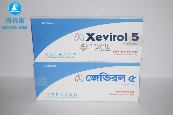 kaufen Beacon Everolimus Xevirol 5mg*10 Tabletten Brustkrebs, Nierenzellkarzinom, Endometriumkarzinom, Uterussarkom, perivaskulärer Epitheliozytektom, wiederkehrendes Angiomyolipom online manufacture