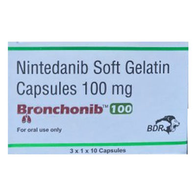 30 Kapseln Nintedani Bronchonib 100 mg Neue Pille gegen Lungenkrebs